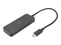 Digitus Mst Hub - Linjedelare För Video - Usb-C - 3 X Displayport - Skrivbordsmodell