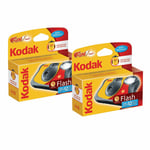 Kodak Fun Flash Disposable Camera (39 Exp) - 2 Pack