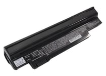 Batteri till Acer aspire one 532h mfl - 6.600 mAh - svart
