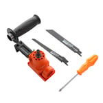 NOBGP Hand Electric Drill Change Saber Saw, Cordless Reciprocating Saw Electric Drill Tool Attachment, with Blades, for Metal Cutting Wood Cutting etc.