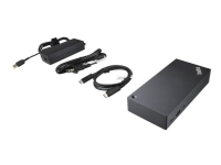 Lenovo ThinkPad USB-C Dock - Dockningsstation - USB-C - VGA - 1GbE - 90 Watt - Europa