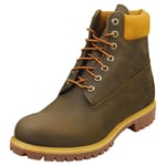 Timberland Premium Waterproof Mens Olive Classic Boots - 8 UK