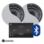 Systemline E50 Bluetooth HiFi System Q Acoustics Qi65CB In Ceiling Speakers