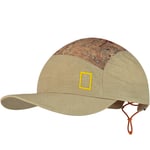 Buff Adults 5 Panel Explore UPF 50 National Geographic Running Cap - Brindle OS