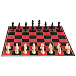 Playmags Point Games Jeu d'échecs Classique, avec Plateau Ultra-Durable, Meilleur Jeu d'échiquier Pliant pour Toute la Famille.