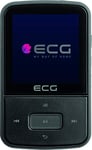 ECG PMP 30 8GB Black Lecteur MP3/MP4 - Mémoire 8GB; 30 présélections pour émetteur FM; MP3 de la Carte Micro SD; Dictaphone; Clip Sportif; Verrouillage des Touches; USB 2.0; Ecouteurs