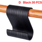 10/20/30pcs S Shaped Hook Clasps Hooks Storage Rack Black 3.4inches-d 30pcs