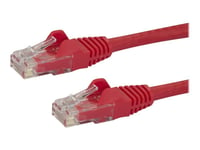 StarTech.com Câble Ethernet 10 m - RJ45 Cat6 - Câble réseau sans accroc - UTP - Cordon patch - Catégorie 6 - Rouge - Cordon de raccordement - RJ-45 (M) pour RJ-45 (M) - 10 m - CAT 6 - moulé, sans...