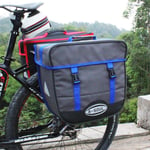Carrying bag waterproof carrying bag mountain bike bicycle rear shelf bag riding equipment-blue