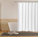 Home Maison Shower Curtain, White, 70x72
