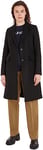 Tommy Hilfiger Women's Coat Wool Blend Classic Winter, Black (Black), 36