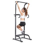 Multifunctional Power Tower Free Standing Pull Up Bar Dip Stands Squat Rack Bench Press Rack Adjustable Height Exercise Euipment For Home Gym Training Body Workout