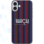 Apple iPhone 16 Plus Genomskinligt Skal FC Barcelona