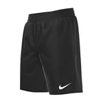 Nike 6" Volley Short de Bain pour Enfant, Fille, Slips de Bain, NESSA779-001, Noir, 10 años