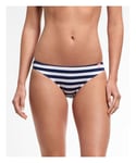 Superdry Womens Marine Stripe Bikini Bottoms - Navy - Size X-Small