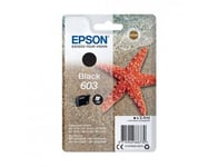 Epson 603 - 3.4 ml - noir - original - blister - cartouche d'encre - pour Expression Home XP-2150, 2155, 3150, 3155, 4150, 4155; WorkForce WF-2820, 2840, 2845, 2870