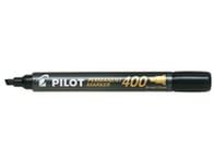 Märkpenna Pilot Permanent Marker snedskuren 400 svart 12st/fp