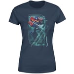Transformers Optimus Prime Tech Women's T-Shirt - Navy - S