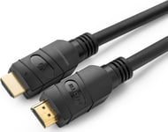 MicroConnect 4K HDMI kabel, 15m, sort