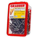 Grabber Trallskruv T-Rex Rostfri A2 TRALLSKRUV 4,5 X 45 200 ST TREX45200