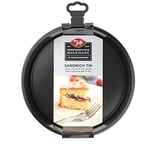 Tala Performance, Loose Base Round Sandwich Cake Tin, Professional Gauge Carbon Steel with Eclipse Non-Stick Coating, 20 cm / 8" Cake Pan; Ideal for cakes, sponges and tiered cakes