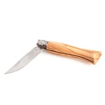 Opinel COUTEAU N° 6 Luxe Manche Bois Olivier Lame INOX/Ref 894-6- 7cm