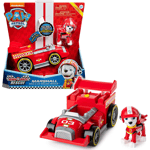 Paw Patrol Race & Go Deluxe Vehicle & Action Figure New Kids - Marshall