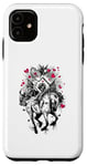 Coque pour iPhone 11 Fallen Angel on Demon Horse Esthétique Horreur Occulte