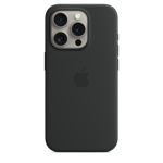 Apple Silikonskal med MagSafe till iPhone 15 Pro – svart