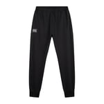 Canterbury Junior Unisex Lightweight Fleece Joggers, Black/Gunmetal Grey, 12