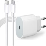 Snabbladdare för iPhone med snabbladdningskabel, kompatibel med iPhone 14/12