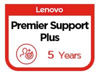Lenovo Premier Support Plus Upgrade - Utvidet serviceavtale - deler og arbeid (for system med 3-års garanti på stedet) - 5 år (fra opprinnelig kjøpsdato for utstyret) - på stedet - responstid: NBD - for ThinkPad P14s Gen 3 P14s Gen 4 P15v Gen 3 P16s Gen 1 P16s Gen 2 P16v Gen 1