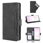 Wallet Case for Nokia 8.3 5G Case, Retro Style Wallet Magnetic Cover with Credit Card Slots and Flip Stand, Leather Phone Case Compatible with Nokia 8.3 5G, Black