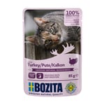 Bozita biter i saus pose 12 x 85 g  - Kalkun