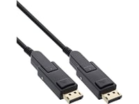 Inline® Displayport 1.4 Aoc-Kabel, 8K4k, Displayport-Kontakt Löstagbar, 10M