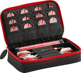 Casemaster by GLD Products Plazma Dart Case Black with Ruby Zipper, Ruby Trim
