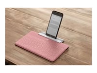 Logitech Keys-To-Go - Clavier - Bluetooth - QWERTZ - Allemand - rose blush - pour Apple iPad/iPhone/TV