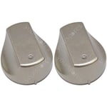 Hot-Ari ix Control Switch Knobs for Hotpoint Ariston Indesit Oven Cooker Hob x 2