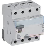 TX3 RCCB jordfelsbrytare 80A 4P 300mA typ-A 4M 10kA