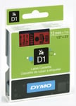 Dymo Labelmanager 280 Series Dymo D1 Tape Sort på Rød 12mm (7m) S0720570 45017 (Kan sendes i brev) 50304810