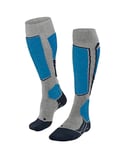 FALKE Men's SK2 Intermediate Vegan M KH Functional Lyocell Warm Thick 1 Pair Skiing Socks, Grey (Light Grey 3400), 5.5-7.5
