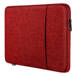 TiMOVO 9-11 Inch Tablet Sleeve Bag Carrying Case for iPad 10.2 2021-2019, iPad Air 5/4 10.9, iPad Pro 11 2021-2018, iPad 9.7, Galaxy Tab A8 10.5/Tab S8 11", Fit Smart Keyboard, Red