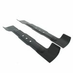 2x N/g 34cm Blade For Bosch Rotak 34 Lawn Mower - F16800271