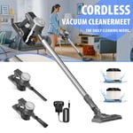 Cordless Stick Vacuum Cleaner Handheld Vac Carpet Floor Pet Hair Vacuum Clean UK