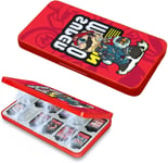 Custodia Per Carte Da Gioco Compatibile Con Switch Game E Micro Sd Card, Per Schede Sottili Portatile,Con 24 Game Card 24 Tf Card Slot (Mj Rouge)
