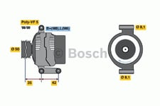 Generator Bosch - Mercedes - W168, Vaneo