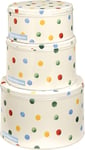 Emma Bridgewater Polka Dot Set of 3 Cake Tins Pretty Baking Accessory For Home