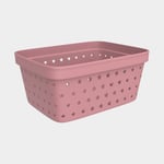 Nordiska Plast Förvaringskorg i plast Store It Star Basket, gammelrosa, 166 x 125 75 mm, 1 liter