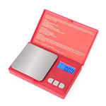 HIGHKAS Jewelry Electronic Scale New Mini Jewelry Scale Tea 0.01G New-200G/0.01G 1125 (Color : 500g/0.01g)