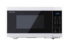Sharp Classic series YC-MG81E-W - mikrovågsugn med grill - fristående - vit / svart